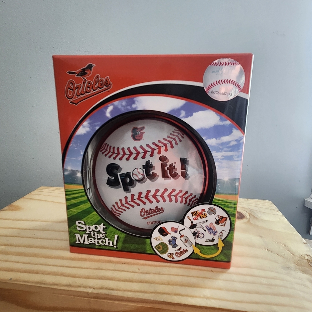 Baltimore Orioles Edition Spot It Matching Game For Kids